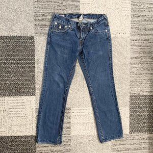 TRUE RELIGION RICKY JEANS 32W 31L STRAIGHT